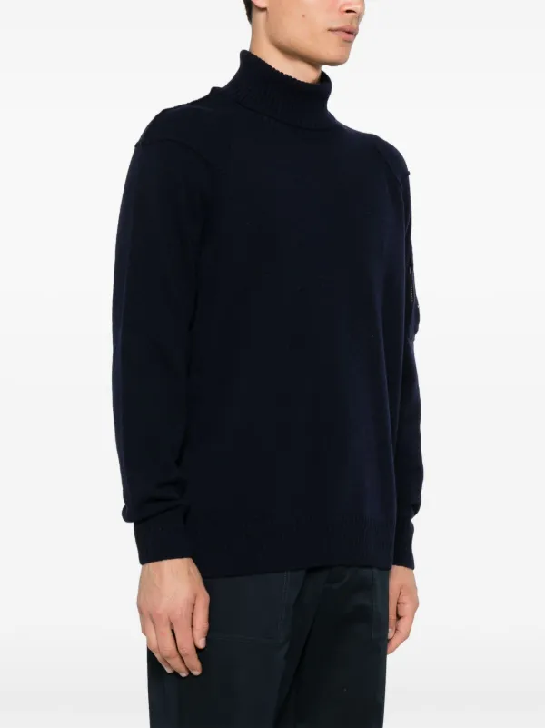 【数着限定品】C.P. Company レンズディテールセーター C.P. Company レンズディテール セーター | ブルー | FARFETCH JP