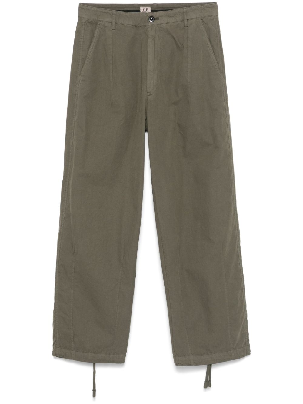 C.P. Company Microreps cotton trousers - Green