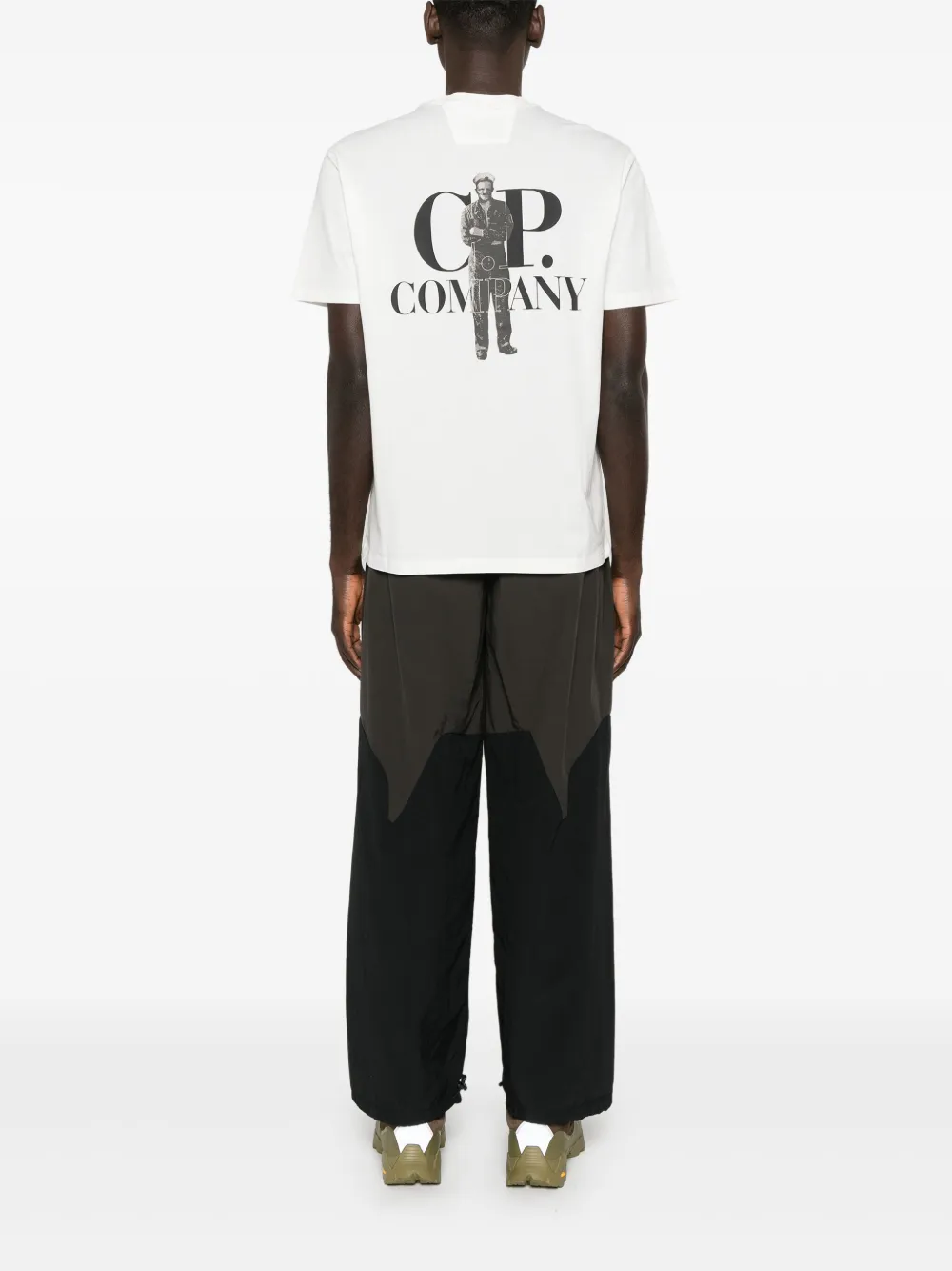 C.P. Company T-shirt met print - Wit