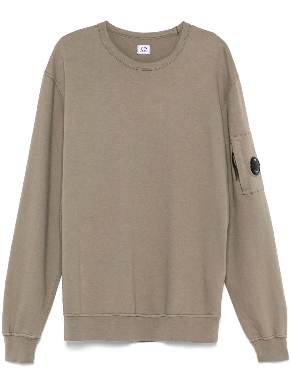 C.P. Company Sweater met Lens-detail Groen