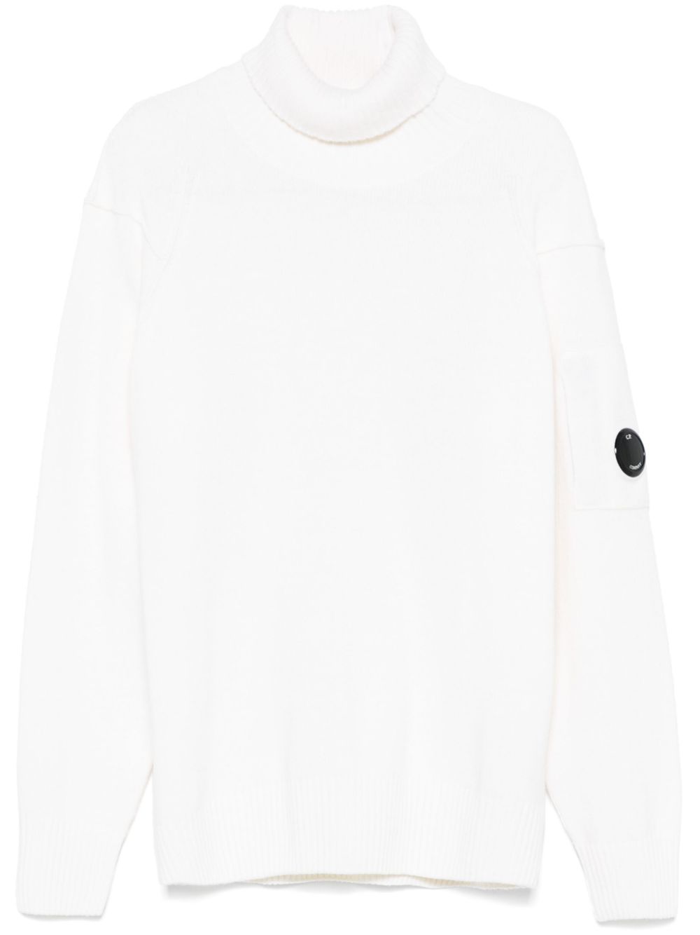 C.P. Company Lens-detail sweater - Neutrals