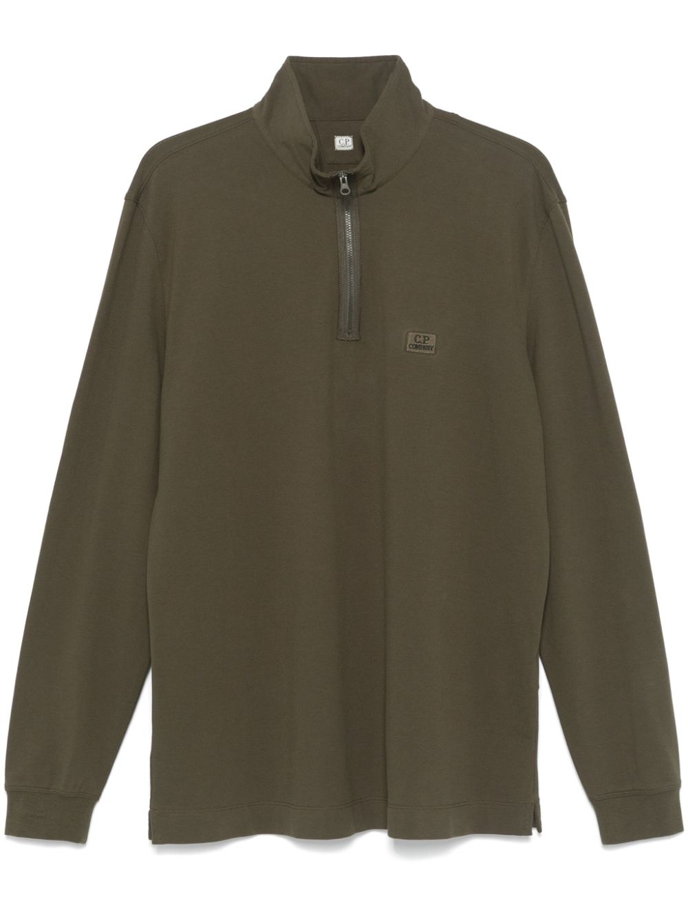 C.P. Company half-zip piqué sweatshirt - Green