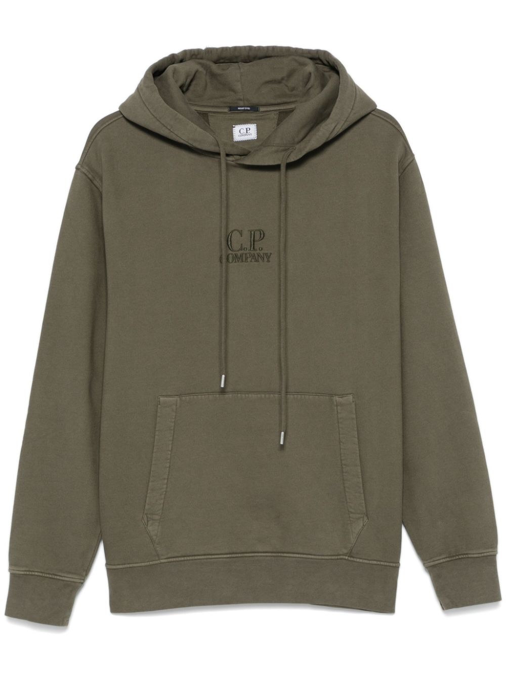 C.P. Company Hoodie met geborduurd logo Groen