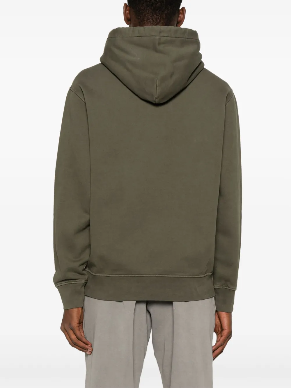 C.P. Company Hoodie met geborduurd logo Groen