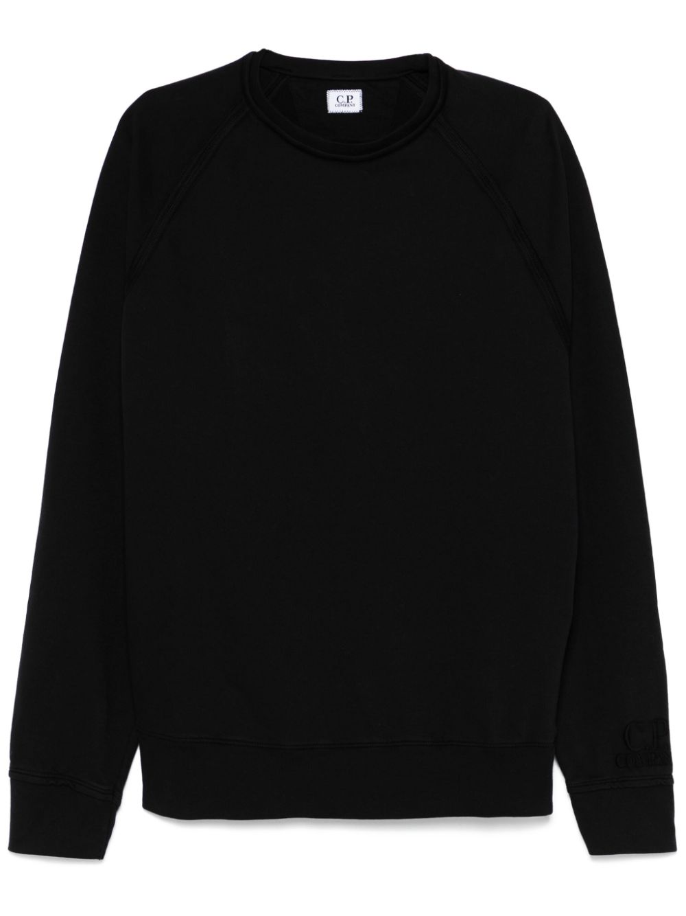 C.P. Company emboridered-logo sweatshirt - Black