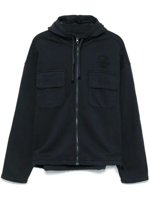 Hoodie à logo brodé - C.P. Company - Modalova
