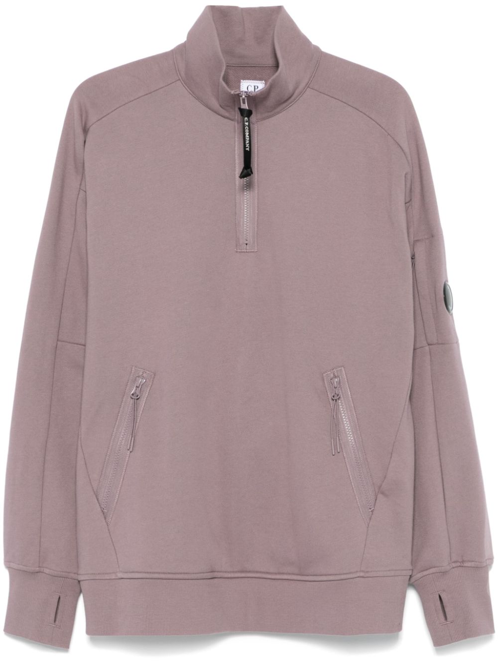 C.P. Company fleece half-zipped sweatshirt - Purple