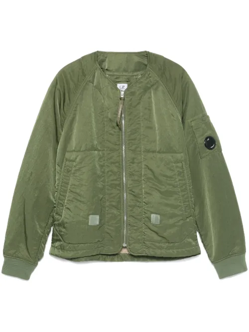 Veste bomber à détail de lentille - C.P. Company - Modalova