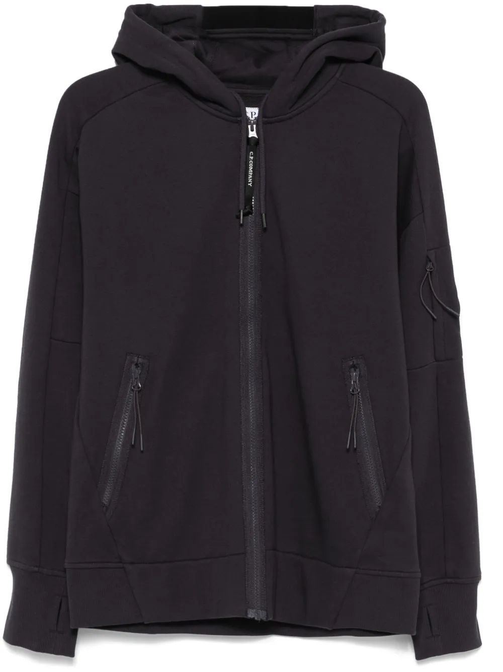 Cp company open hooded sweatshirt clearance