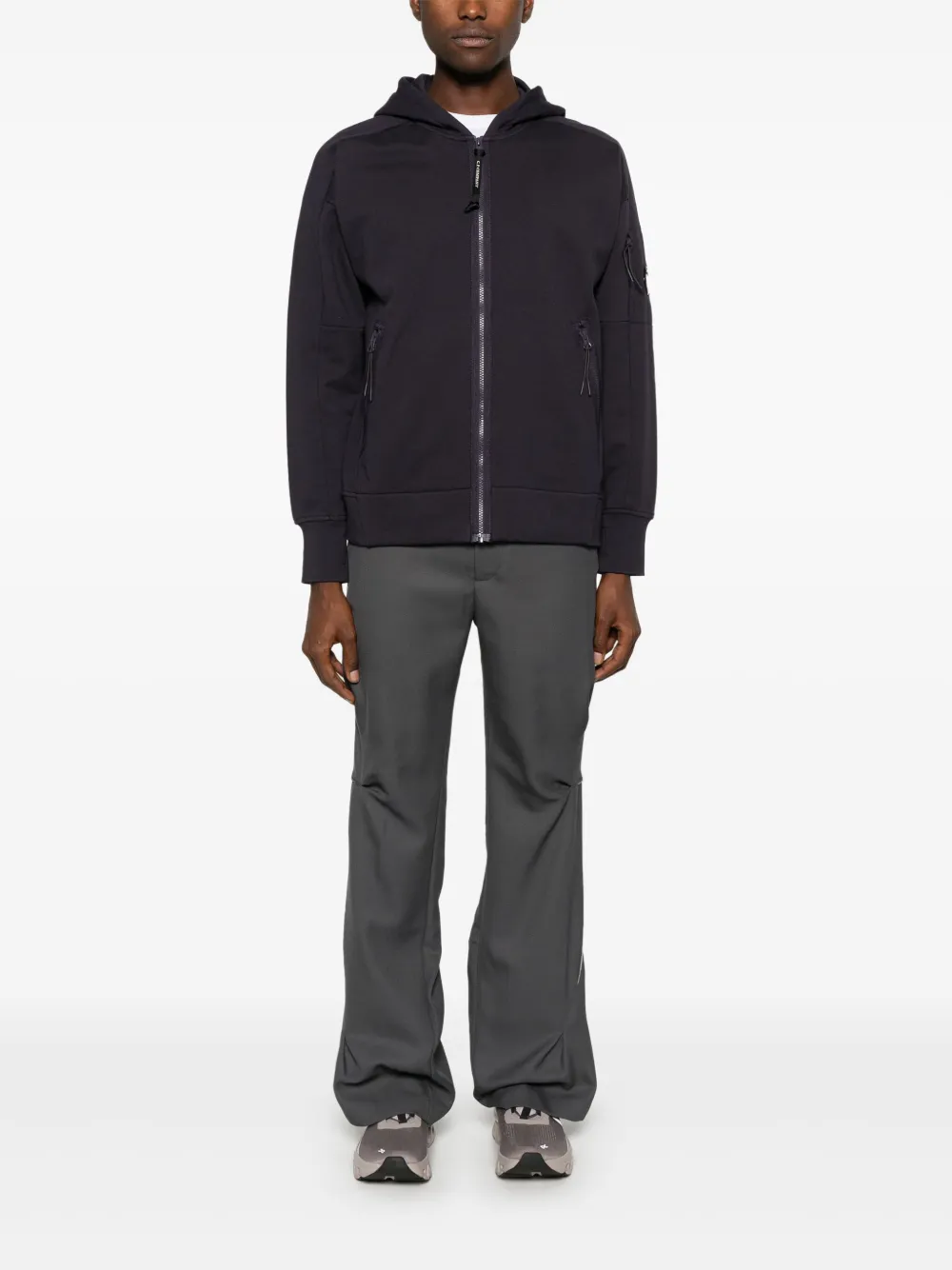 C.P. Company Hoodie met lens detail - Paars