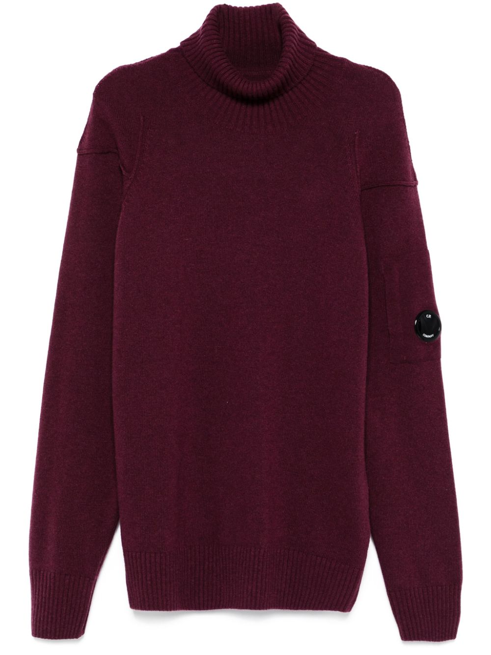 C.P. Company Lens-detail sweater - Red