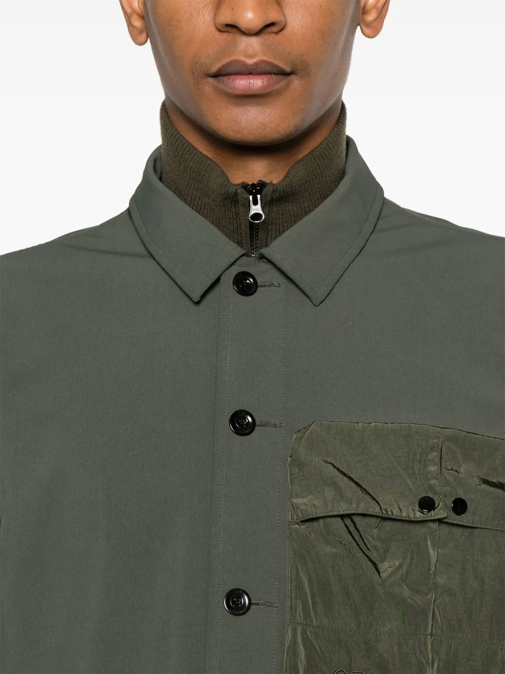 C.P. Company GD Shell shirtjack Groen