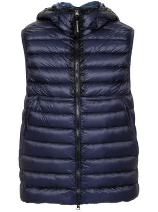 C.P. Company ゴーグルディテール パデッドベスト | ブルー | FARFETCH JP