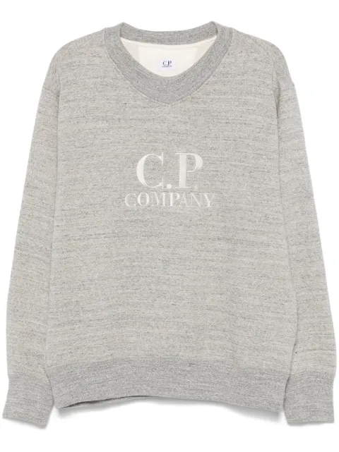 C.P. Company sudadera con logo bordado