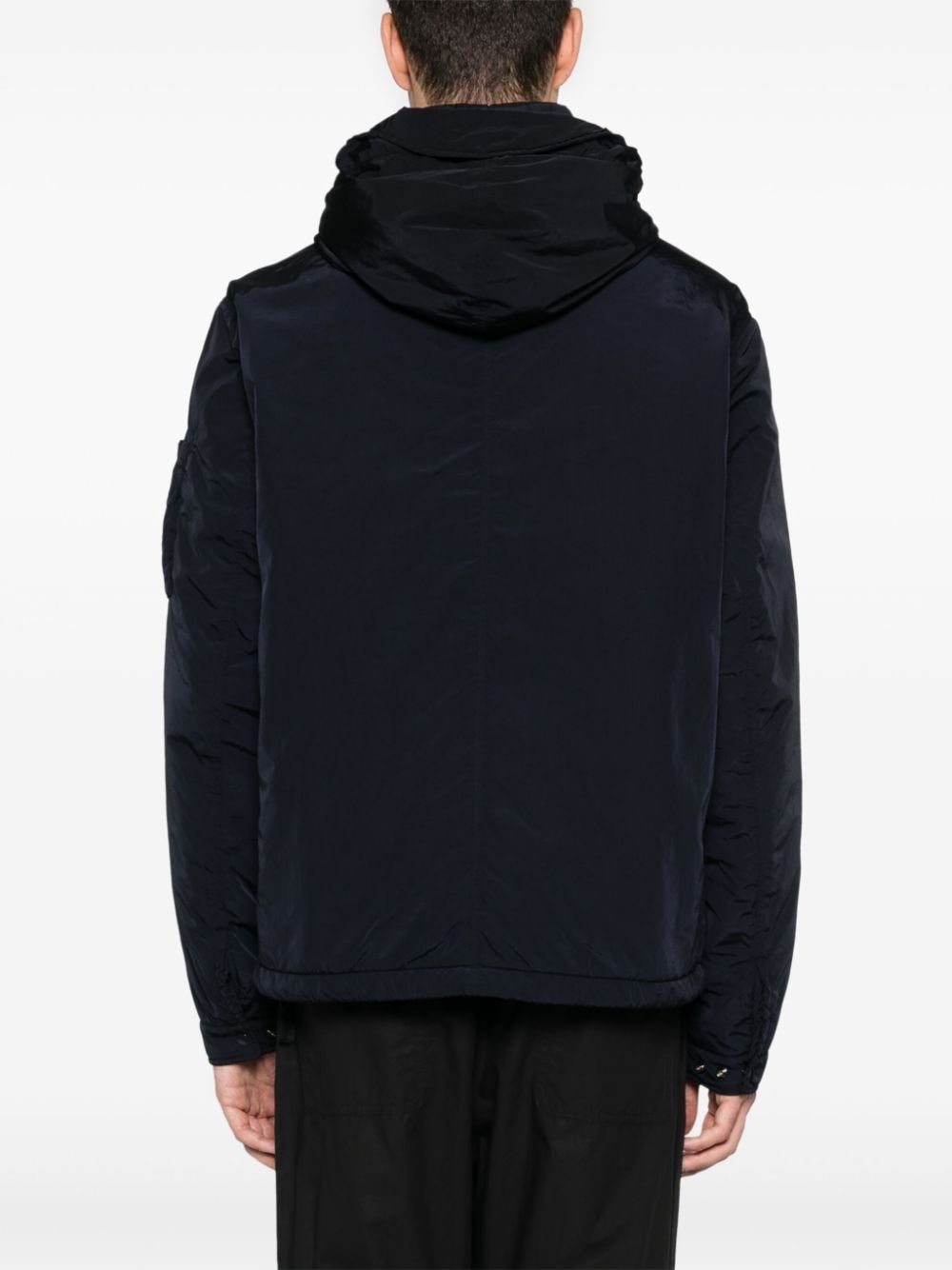 Shop C.p. Company Cs Ii Hooded Jacket In Blue