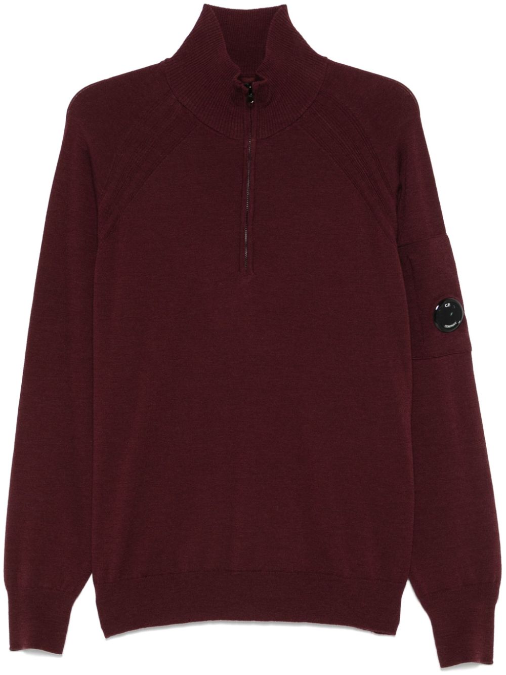 C.P. Company half-zip sweater - Red