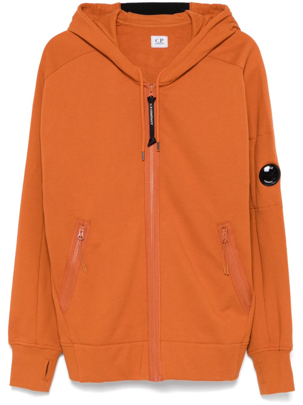 C.P. Company fleece zip-up hoodie - Orange