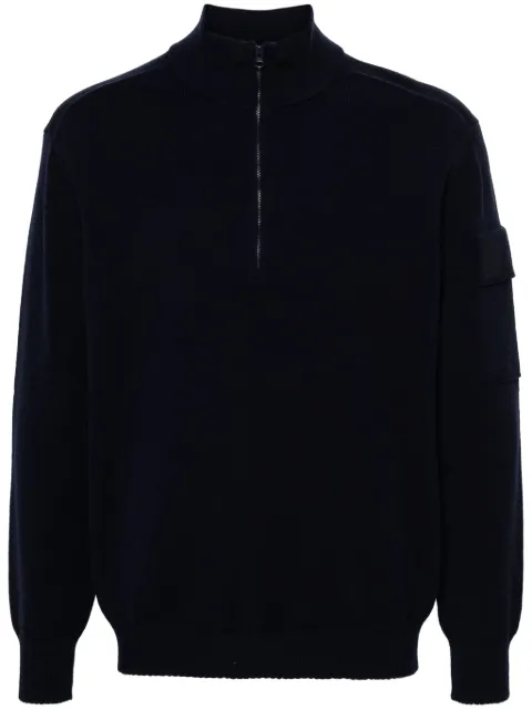 C.P. Company logo-print sweater