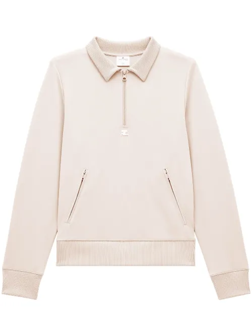 Polo à col zippé - Courrèges - Modalova