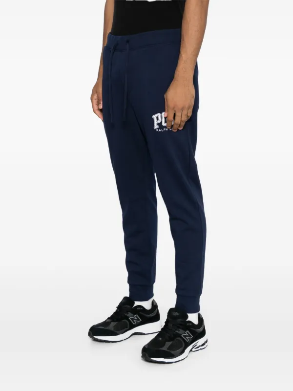 Polo Ralph Lauren logo-embroidered Track Pants | Blue | FARFETCH ZA