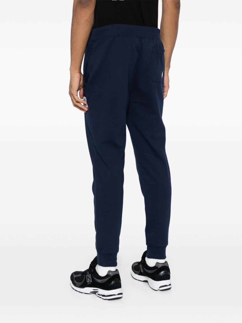 Shop Polo Ralph Lauren Logo-embroidered Track Pants In Blue