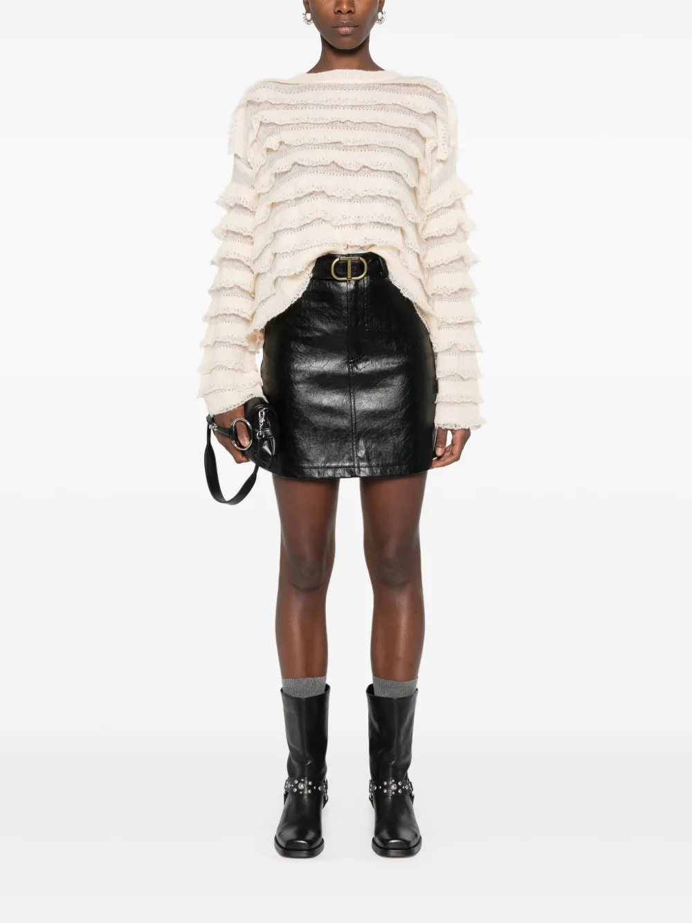 TWINSET Boxy jumper - Roze