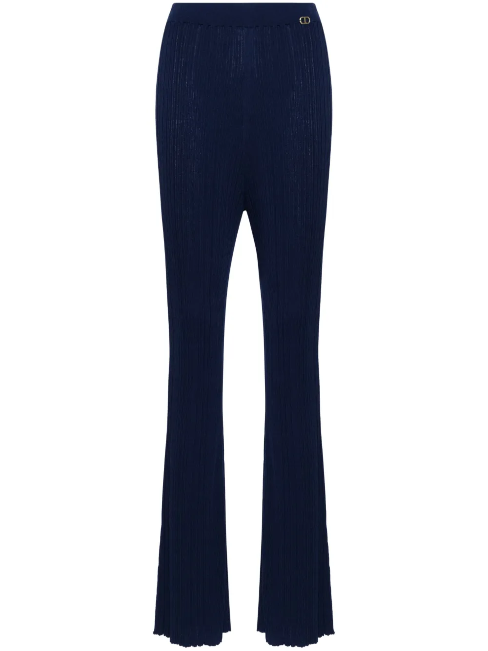 TWINSET Flared broek Blauw