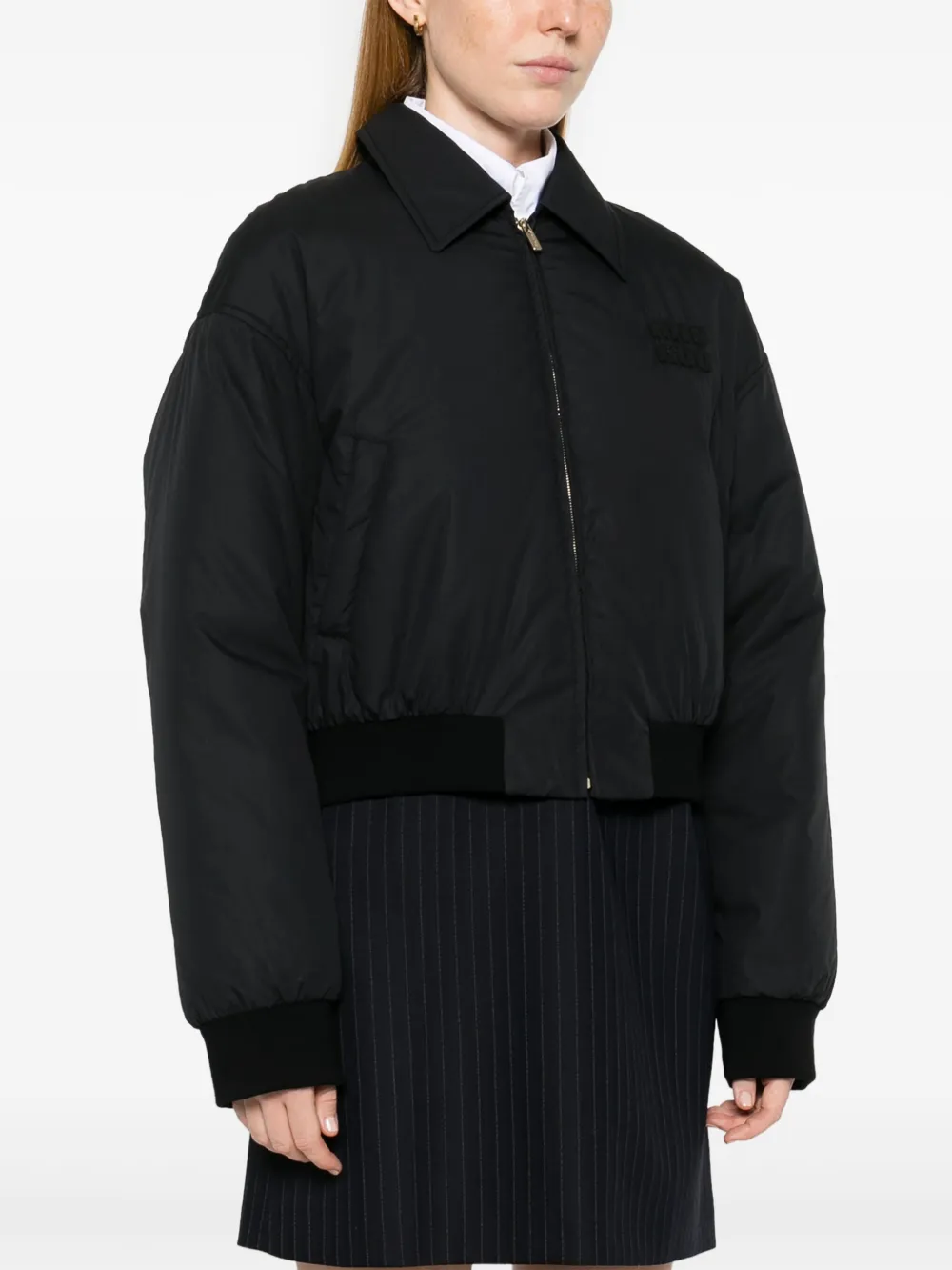 Miu Donsjack met logo Zwart