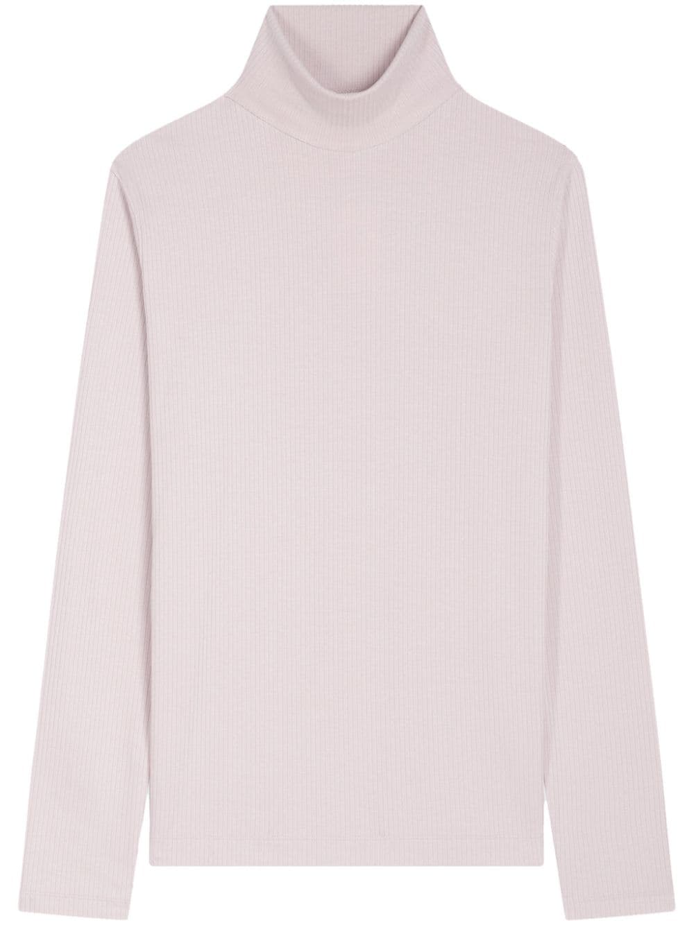 Shop Dries Van Noten Roll-neck Jumper In Pink