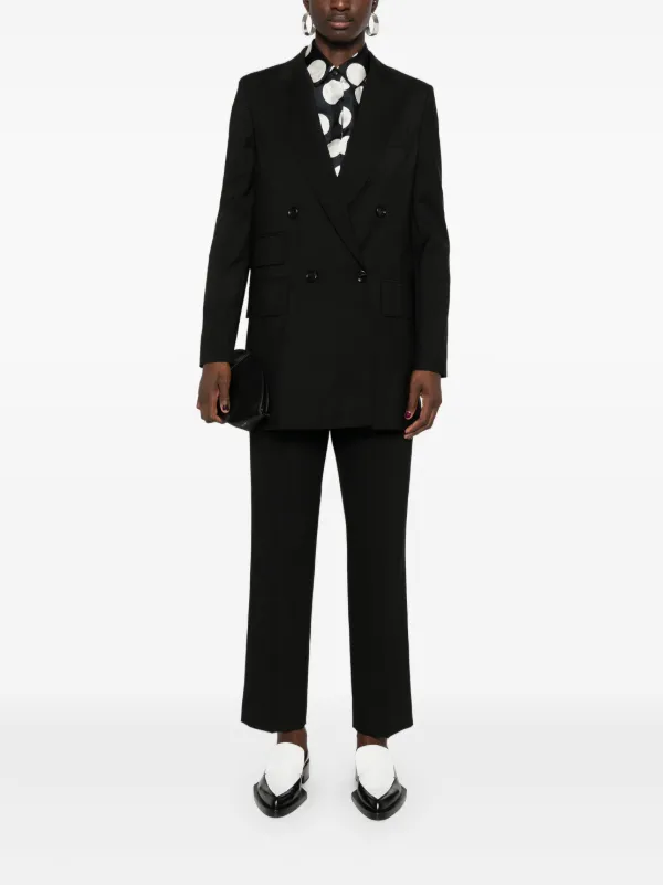 ジャケット Max Mara FW24 'Nebbie' blazer (NEBBIE 004) Max Mara Nebbie Blazer | Black | FARFETCH