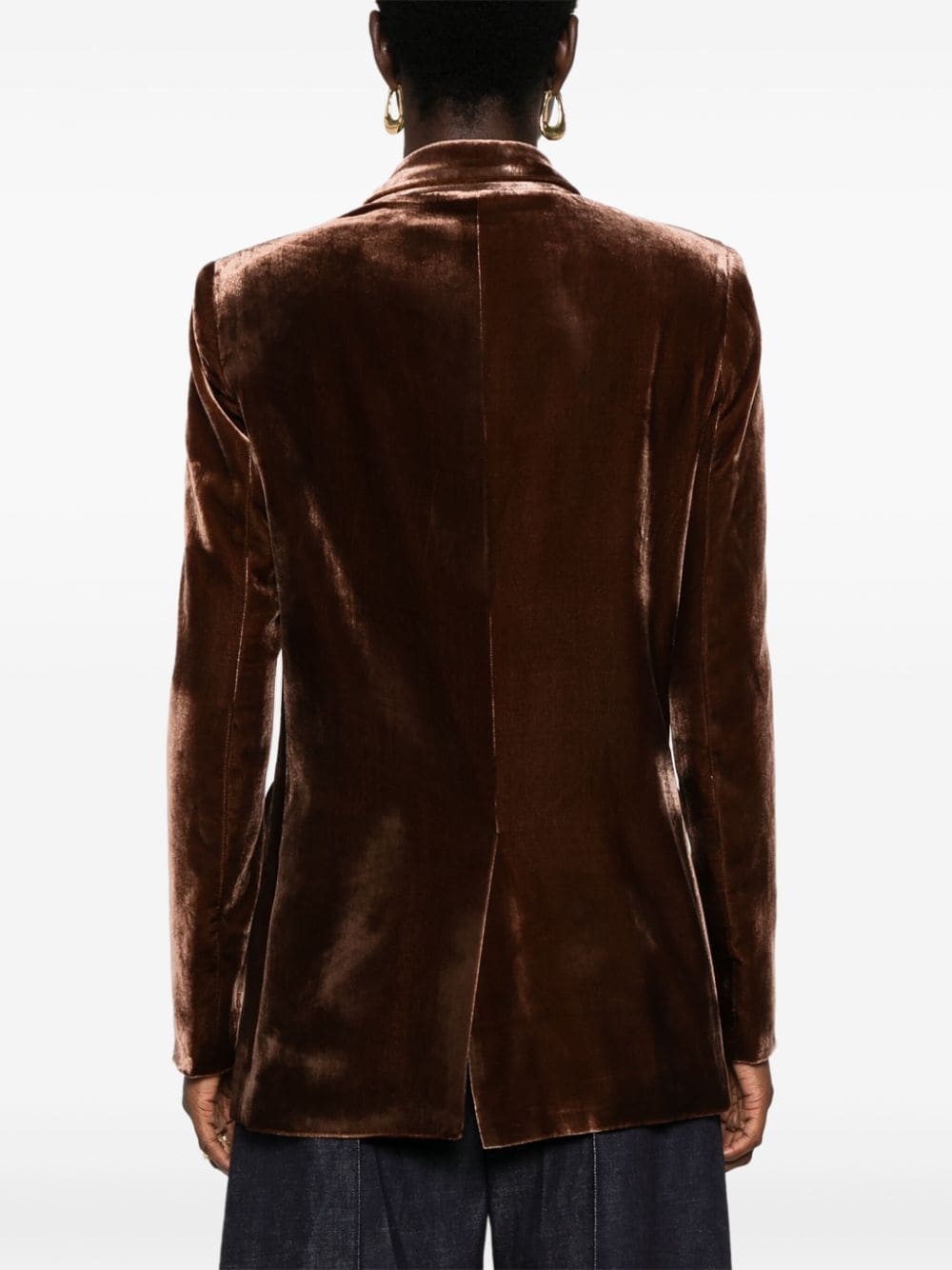 Shop Blazé Milano Afterglow Everyday Blazer In Brown