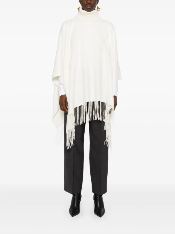 Fabiana Filippi Platinum Lucky Poncho | White | FARFETCH Fabiana Filippi Platinum Lucky Poncho | White | FARFETCH