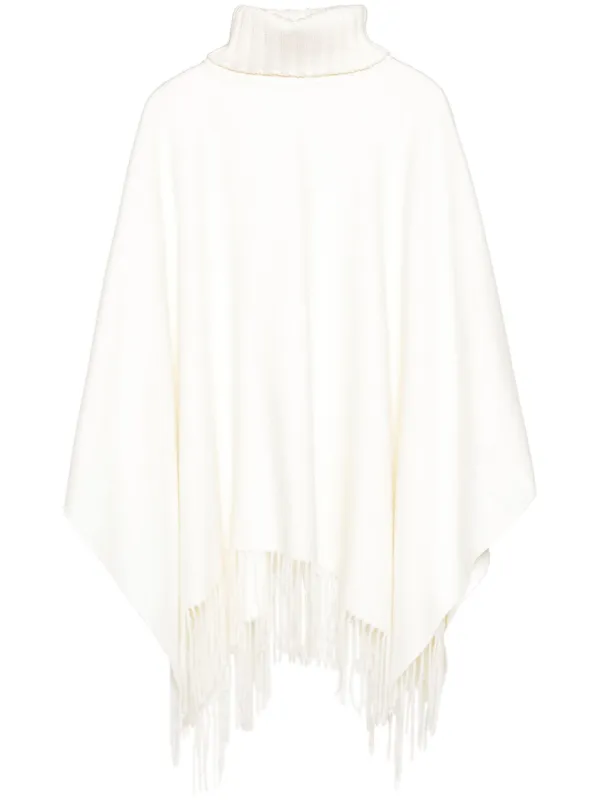 Fabiana Filippi Platinum Lucky ポンチョ | ホワイト | FARFETCH JP