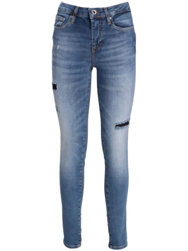 Armani exchange ripped jeans cheap