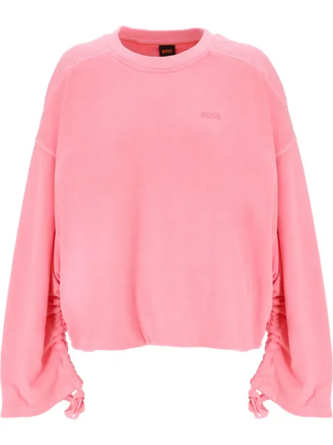 BOSS sudadera con cordones en los puños