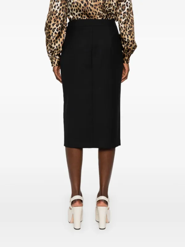 Moschino side-slit Pencil Skirt | Black | FARFETCH Moschino side-slit Pencil Skirt | Black | FARFETCH