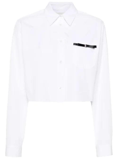 Chemise à détail de nœud - Givenchy - Modalova