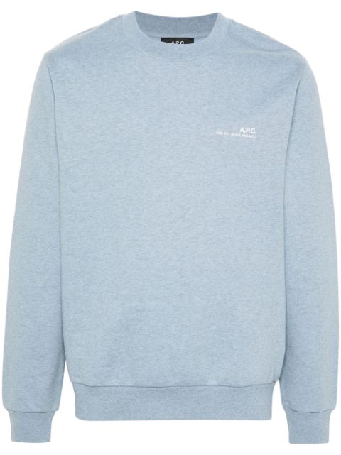 A.P.C. logo-print sweatshirt Men