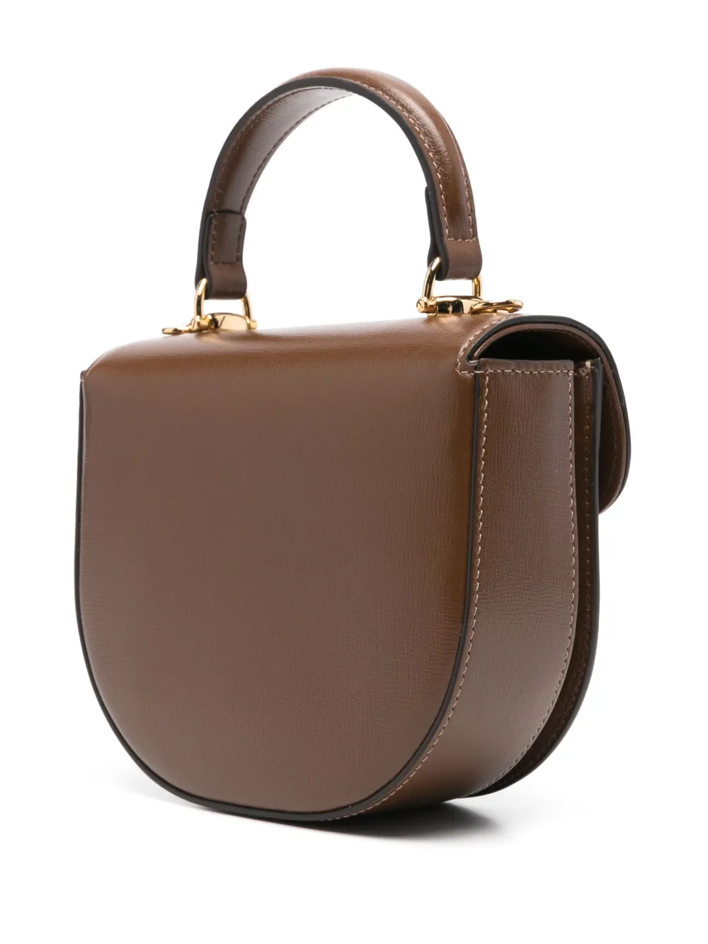 Gucci Mini 1855 Horsebit Tote Bag In 褐色