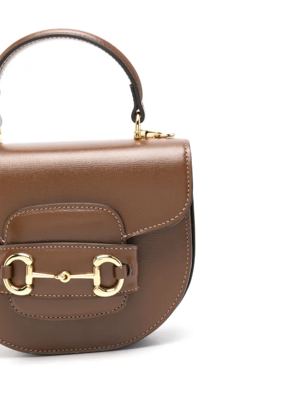 Gucci Mini 1855 Horsebit Tote Bag Brown FARFETCH PH