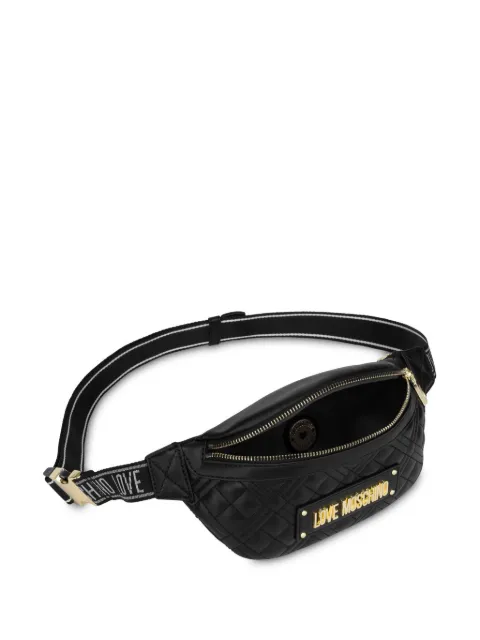 Love Moschino logo-plaque belt bag JC4003PP0LLA0 - 2