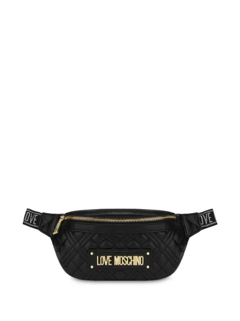 Love Moschino logo-plaque belt bag JC4003PP0LLA0 - 0
