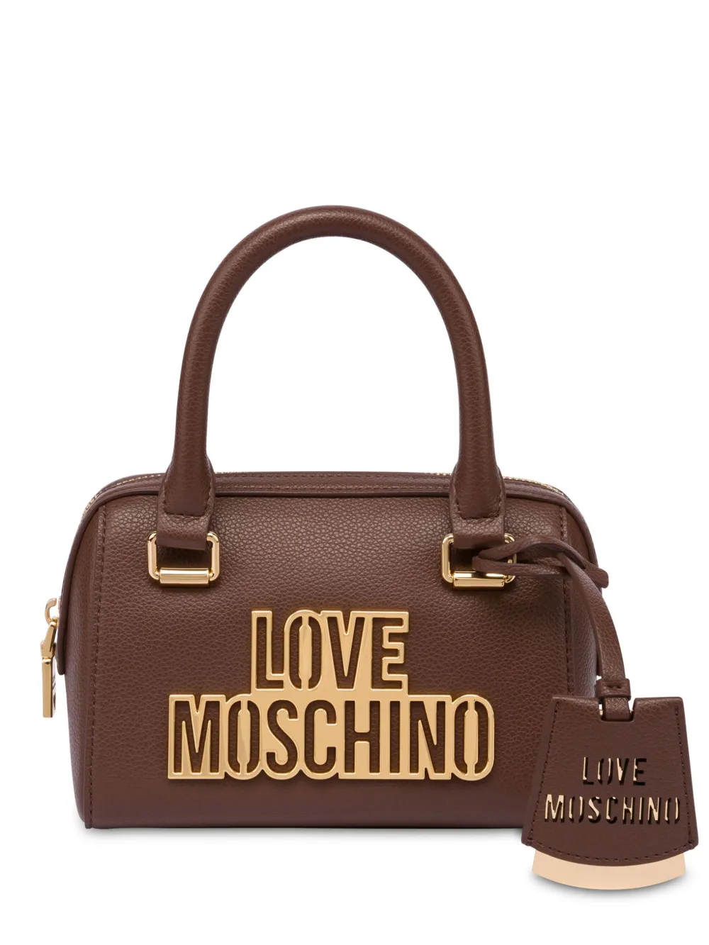 Love Moschino Heuptas met logoplakkaat Bruin