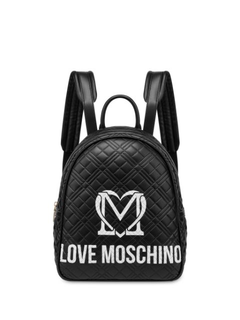 Affordable Love Moschino logo-print backpack Women