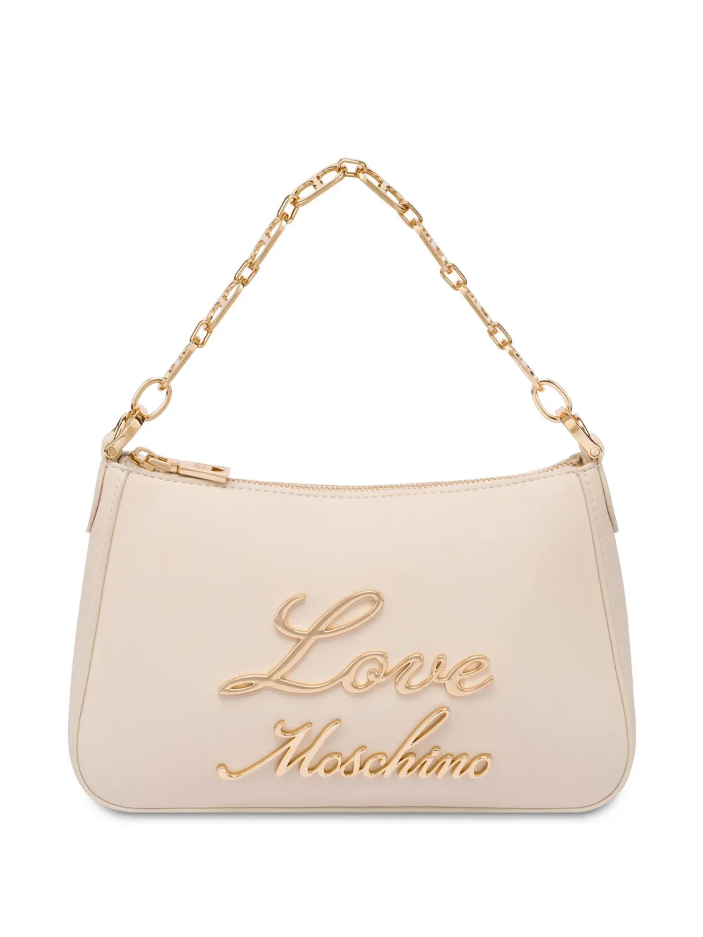 Love Moschino ロゴプレート ショルダーバッグ - ニュートラル Love Moschino ロゴプレート ショルダーバッグ - ニュートラル