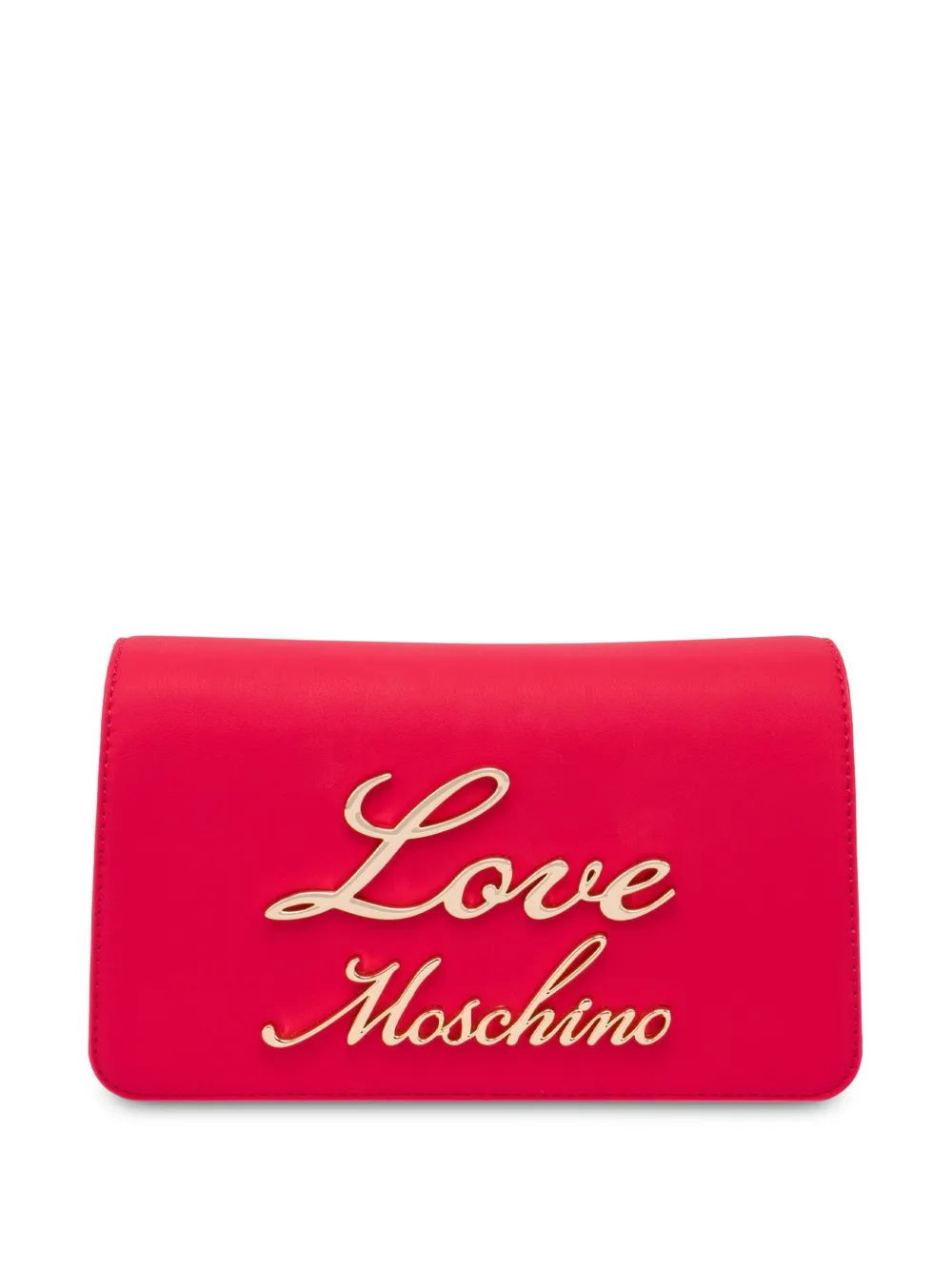 Love Moschino Schoudertas met logo Rood