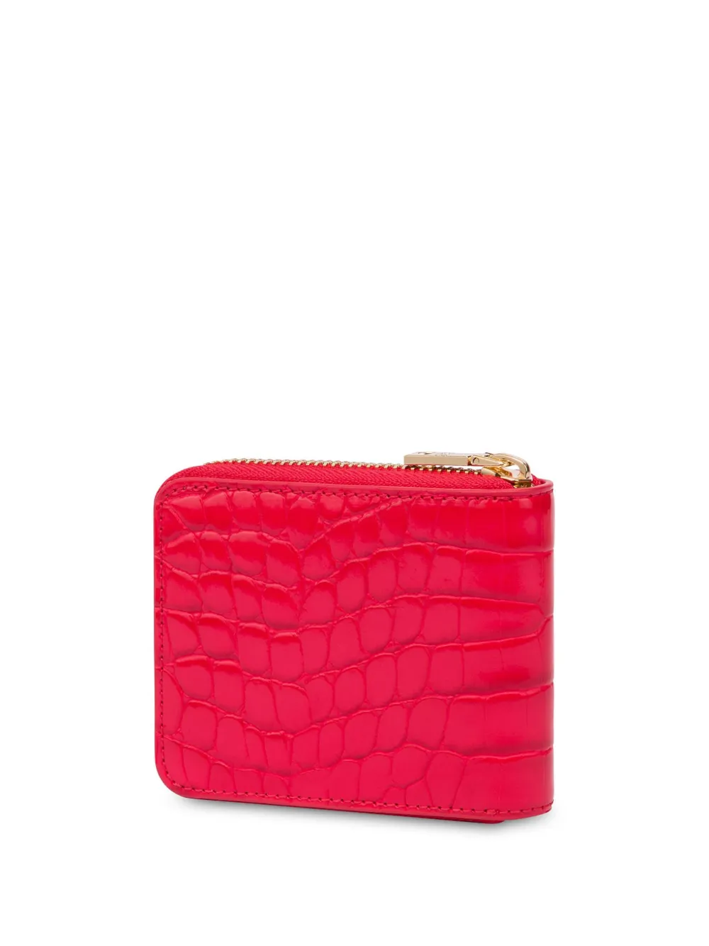 Love Moschino Portemonnee met logoplakkaat - Rood