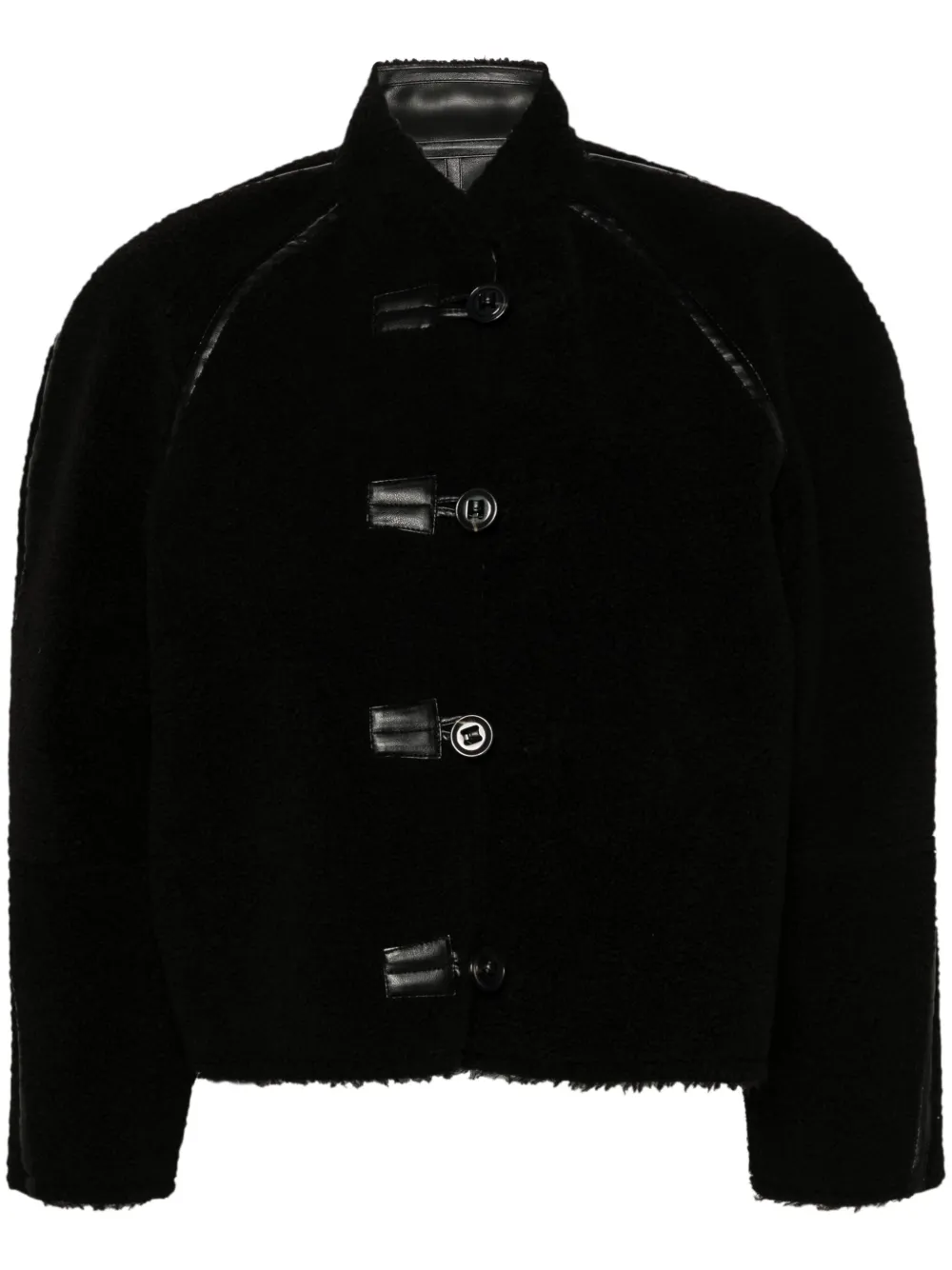 Low Classic chamarra texturizada | negro | Image 1