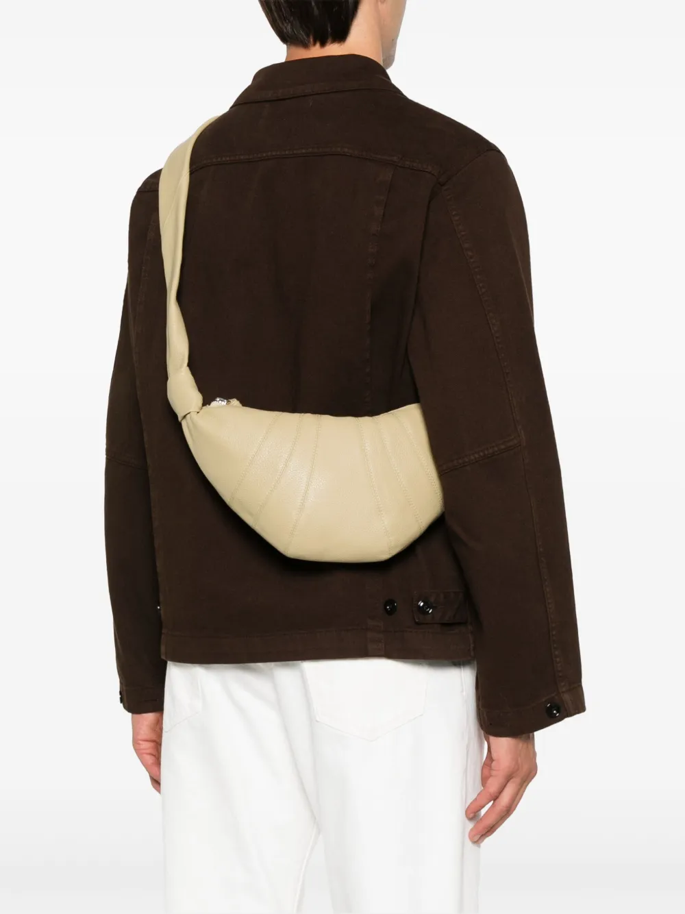 LEMAIRE Croissant kleine schoudertas - Beige