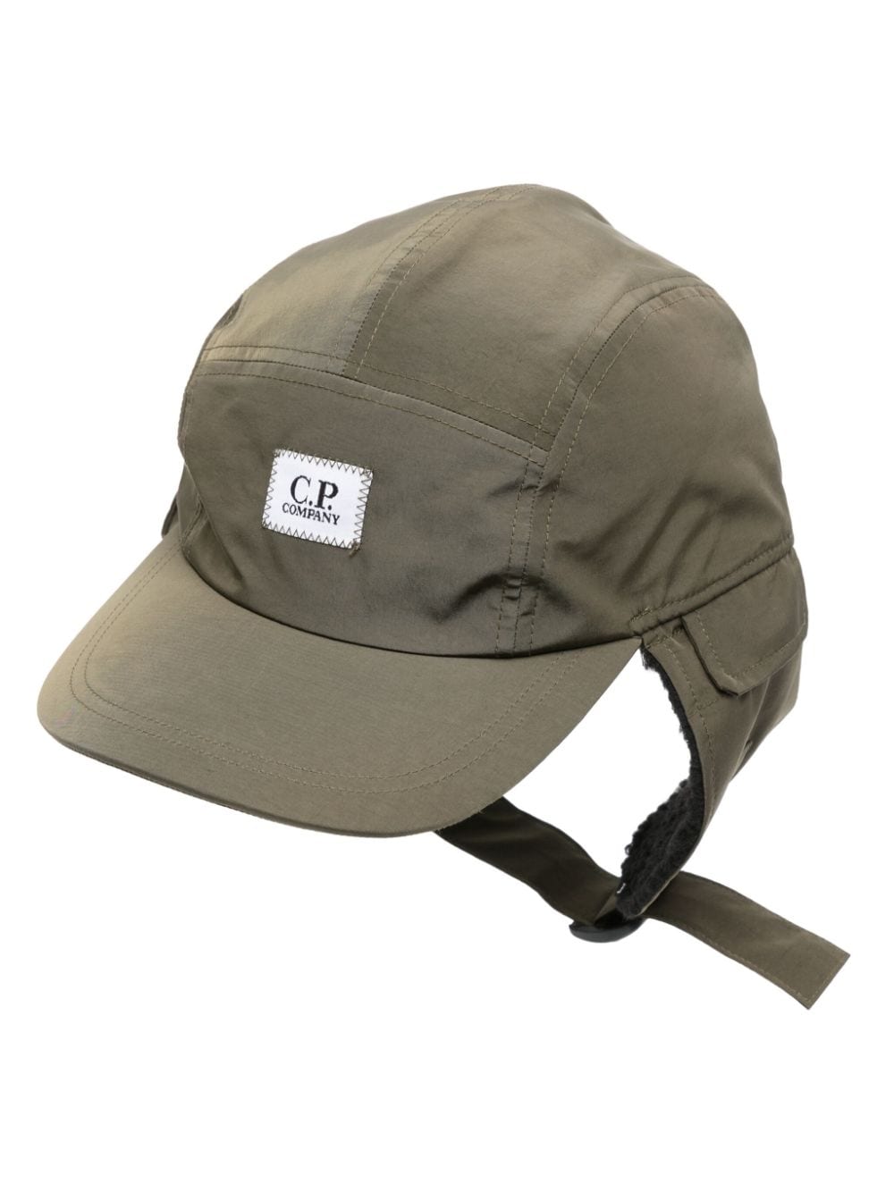 Shop C.p. Company Logo-patch Cap In Green